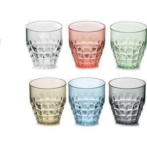 Guzzini Tiffany Set van 6 glazen - 350 ml