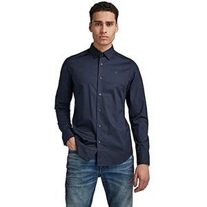 G-STAR RAW Dressed Super Slim Shirt voor heren, blauw (Mazarine Blue C271-4213), XL