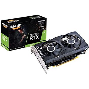 Inno3D NVIDIA videokaart GeForce RTX 2060 Twin X2 6GB GDDR6 192bit, 1680Mhz, HDMI, 3X DP, 1x 8pin, 2 sleuven, 2 fan, 160W; N20602-06D6-1710VA15L