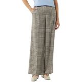 comma - Broek - Ruitpatroon - Wijde Pijpen