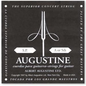 Augustine klassieke gitaarsnaren Classic - Black Label normale spanning A5w laag .0325""/0,83mm