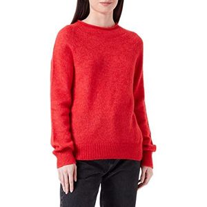 BOSS Dames Gebreide Sweater, Helder Rood, L