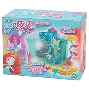 SEASTERS, Bubble Aquarium met zeemeermin-verrassingspop, prinses die in een zeemeermin verandert, met geheime accessoires, speelgoed voor kinderen vanaf 3 jaar, Eat01 meerkleurig