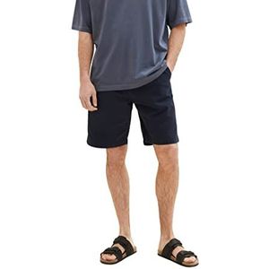 TOM TAILOR Heren 1036300 Bermuda Shorts, 10668-Sky Captain Blue, 28, 10668 - Sky Captain Blue, 28