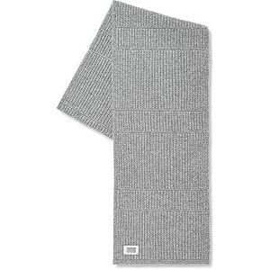 UGG Heren M geribbelde sjaal, lichtgrijs, O/S, Lichtgrijs, One Size