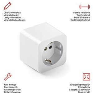 Vierkante TTL-SUP-basis, model 2301, geoptimaliseerd met technische eigenschappen, ideaal voor montage en gebruik in elektrische installaties.