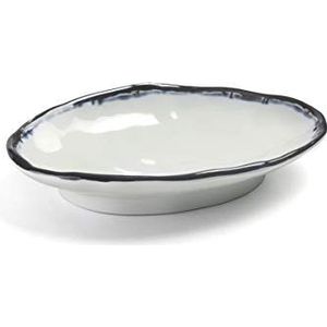 Lacor 63963 schaal van melamine, ovaal, BPA-vrij, 19,7 x 14,1 x 3,7 cm