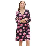 TOM TAILOR - Robe - Design Floral - Midi - V-hals - Regular Fit