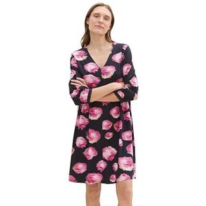 TOM TAILOR - Robe - Design Floral - Midi - V-hals - Regular Fit
