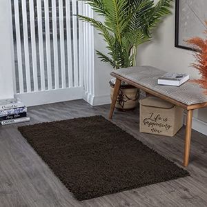 Livabliss Home Shaggy tapijt - moderne tapijtloper voor woonkamer, hal, 80 x 150 cm, zachte harige tapijten voor slaapkamer - neutraal boho, pluizig tapijt, onderhoudsvriendelijk, pluche, dikke pool,