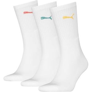 PUMA Uniseks Sokken voor Heren, Wit, Maat 35-38
