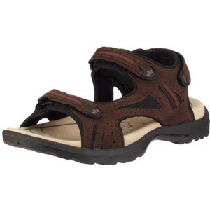 LICO Bermuda V 400039, herensandalen/outdoor sandalen, Bruin Bordeaux, 38 EU