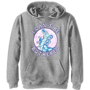 Disney Alice in Wonderland Caterpillar I Can't Be Bothered Boys Hoodie, Athletic Heather, Small, Athletic Heather, S