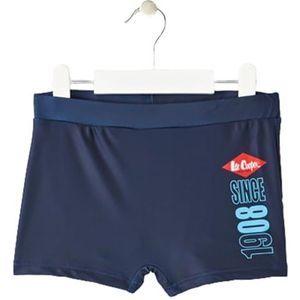 LEE COOPER, zwembroek, marineblauw, strand, zwemmen, zomer, comfort, bedrukt, kinderen, jongens, meisjes, maat 12A – model LC18838MDB S2-12A