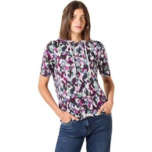 CECIL - Hoodie - Grijs - Katoen-Modaalmix