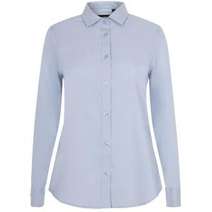 VELILLA 405019S Dameshemd met lange mouwen, elastisch, lichtblauw, maat L, Lichtblauw, L