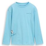 TOM TAILOR Kinder-T-shirt met lange mouwen, 38893 - Elixir Blue, 92-98