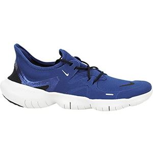 Nike Nike Free Rn 5.0, hardloopwedstrijd voor heren, zwart wit/antraciet volt, 9 UK (44 EU), Kustblauw Zwart Platina Tint, 40.5 EU