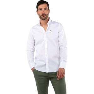 WILLIOT Piqué-hemd, wit, S, heren, Wit, S