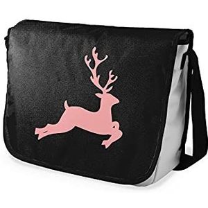 Bonamaison Digitaal bedrukte boodschapper schooltas voor studenten, cross-body tas, koerierstas, schoudertas voor kinderen, meisjes, jongens, maat: 29x36 cm