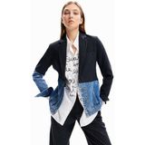 Hybride denim blazer