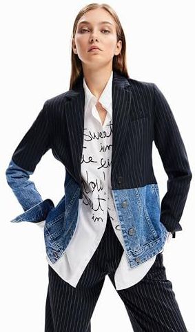 Hybride denim blazer