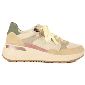 ara Garda Sneakers voor dames, zand, shell, maan, oudroze, tijm, 38,5 EU breed, Sand Shell Moon Oudroze Thyme, 38.5 EU Breed