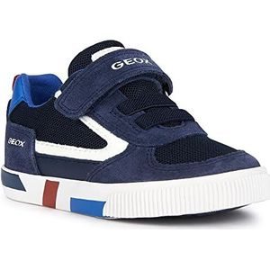 Geox Baby Jongens B Kilwi Boy Sneaker, Navy/White, 20 EU, marineblauw/wit, 20 EU