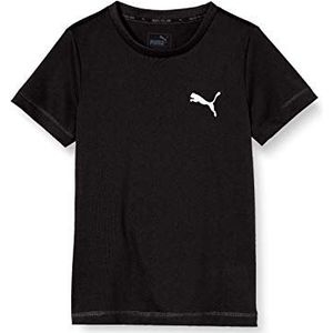 PUMA Jungen Active Tee B T-shirt, Black, 128