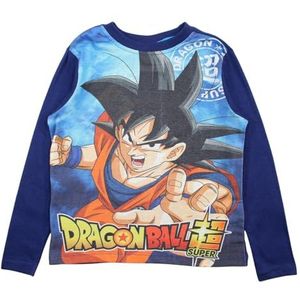 Disney Dragon Ball Z T-shirt met lange mouwen voor jongens, Marineblauw, 5 Jaren