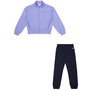 Champion Girl's Legacy Girl - Sweatsuit met volledige rits, elastische manchet, paars (VS097), XXL, Paars (VS097), 15-16 jaar
