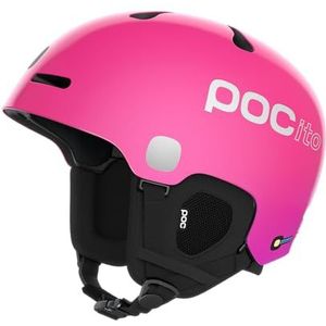 POC POCito Fornix MIPS - lichte en veilige ski- en snowboardhelm voor kinderen met NFC-chip, fluorescerend roze, XS-S (51-54 cm)