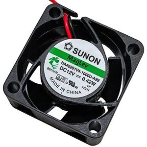 Ventilator 12 V DC 0,38 W 40 x 40 x 20 mm 9,3 m³/h 4500 U/min 9,3 m³/uur SUNON HA40201V41000UA99