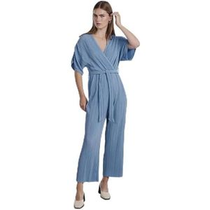 Y.A.S Yasolinda Ss enkel Jumpsuit S. Noos, Ashleigh Blue, XXL