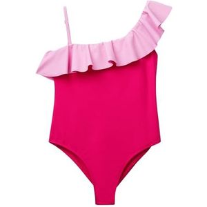 United Colors of Benetton eendelig badpak, Roze, 150 cm