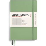 Leuchtturm1917, notitieboek met gedekte kleuren, Special Edition Powderi, softcover gelinieerd groen (salie)