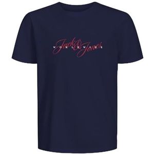 JACK & JONES Junior Jorinwood Tee Ss Crew Neck FST Jnr, Ocean Cavern, 176