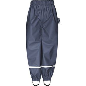 Playshoes Regenbroek voor kinderen, overtrekbroek voor jongens, wind- en waterdicht, broek met tailleband, blauw (marine 11), 98 cm