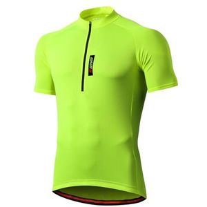 FEIXIANG Heren fietsshirt korte mouwen fietsshirt fietskleding voor mannen, ademende cycling jersey wielersport kleding