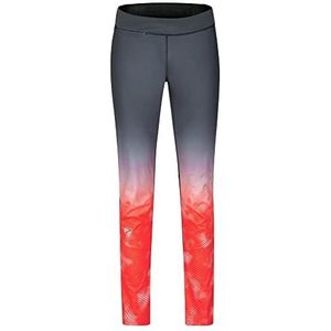 Ziener Nura softshellbroek voor dames, langlauf-tight | winddicht, elastisch, ombre.hot red stripe, 46