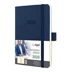 SIGEL C2033 weekkalender 2020, ca. A6, donkerblauw, softcover Conceptum - andere modellen