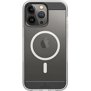 Black Rock - Hoes Mag Air Case Geschikt voor Apple iPhone 14 Pro Max I mobiele telefoonhoes MagSafe compatibel, transparant, dun (zwart)