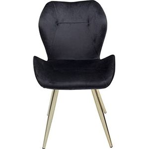Kare Viva zwarte stoel, houtmateriaal, 81,5x50x58,5cm