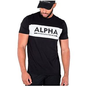 Alpha Industries Alpha Inlay T voor heren Black XS
