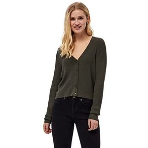 Desires Dames Geisha Rib Cardigan, Beluga Groen, S