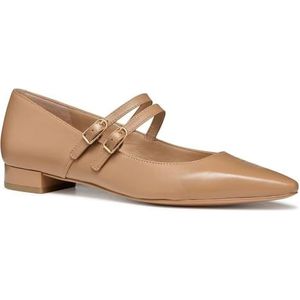 Geox - D GISELDA15 - Balletschoenen - Beige - Leer