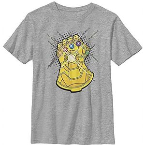 Marvel Gouden T-shirt voor jongens, Sport heide, M
