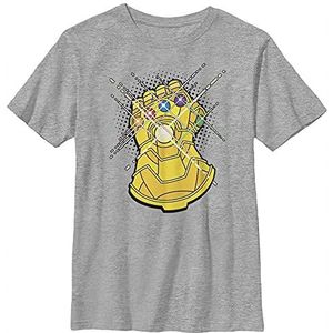 Marvel T-shirt voor jongens Gouden handschoen (1 stuks), Sport Heide, L