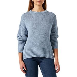 MUSTANG Dames Style Carla C Linen Trui, Faded Denim 5124, M, Vervagen Denim 5124, M