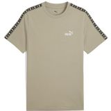 PUMA - ESS TAPE TEE - T-shirt - Lux Army - Korte Mouwen - Regular Fit